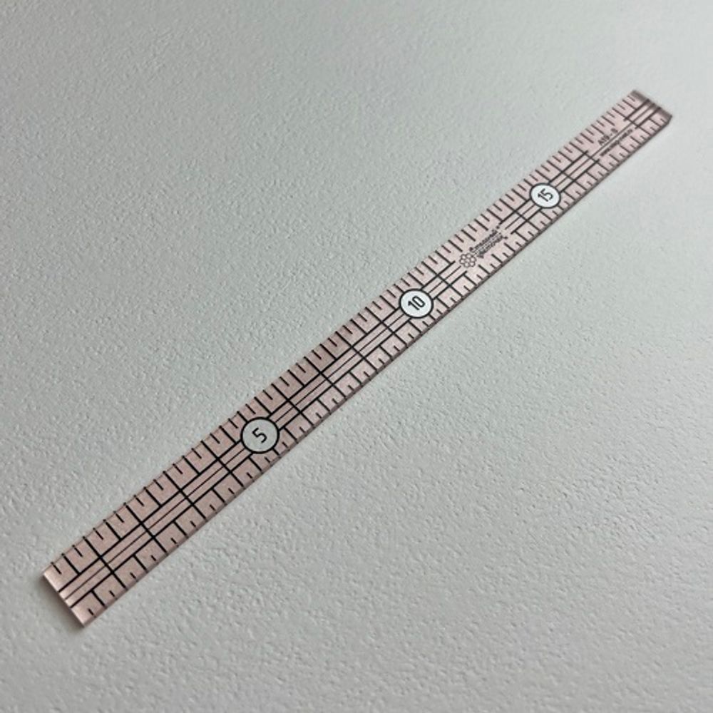 Линейка для пэчворка, 1,4х20см (арт. A19-S)
