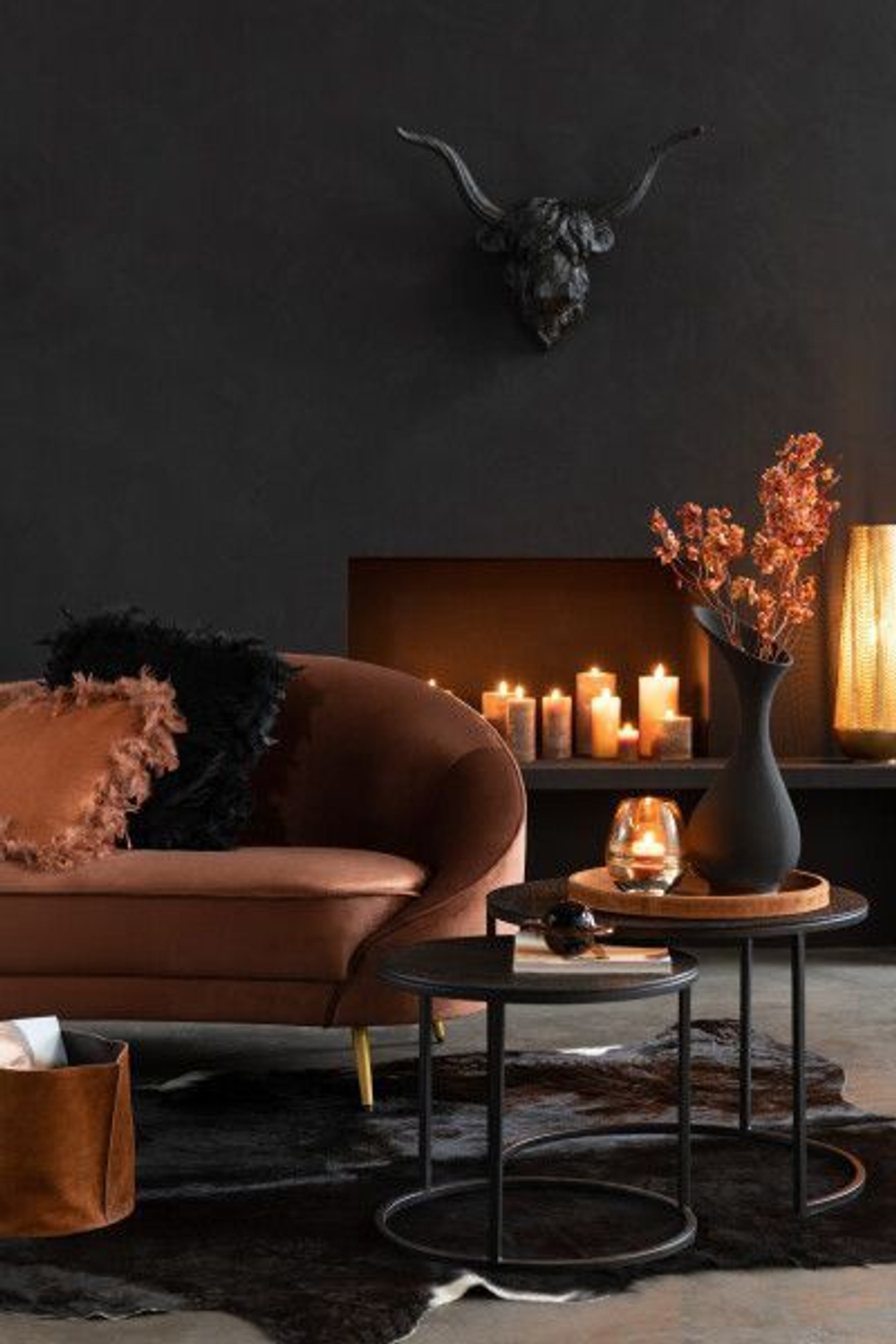 Декор настенный "Буффало" 71x24x55см Поликерамика