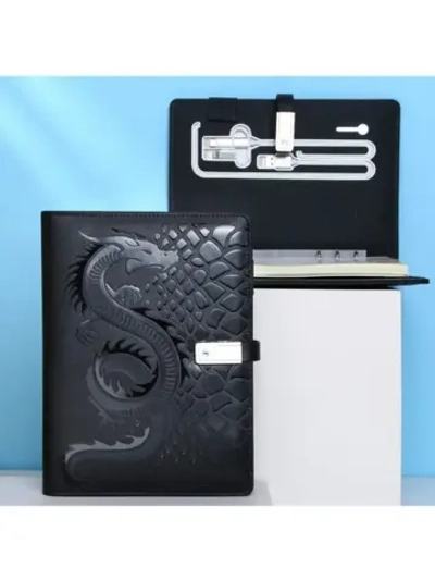 Ежедневник со встроенным зарядным устройством 8000 мАh и фле