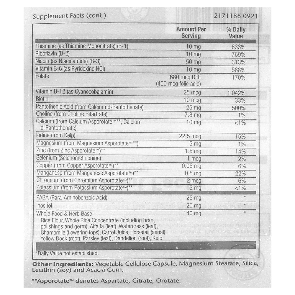 Solaray, высокоэнергетические мультивитамины для приёма один раз в день, без железа, 60 растительных капсул