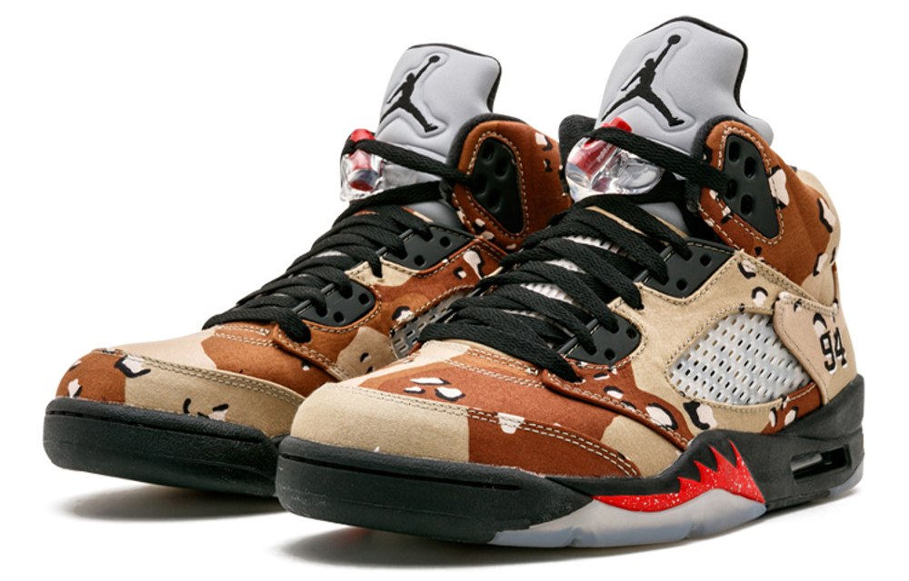 Кроссовки Supreme X Jordan Air Jordan 5 Retro Desert Camo