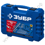 ЗУБР Универсал-76, 76 предм., (1/2″+ 1/4″), универсальный набор инструмента, Профессионал (27670-H76)