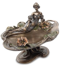 Veronese WS-586 Ваза «Леди и цветы настурции»