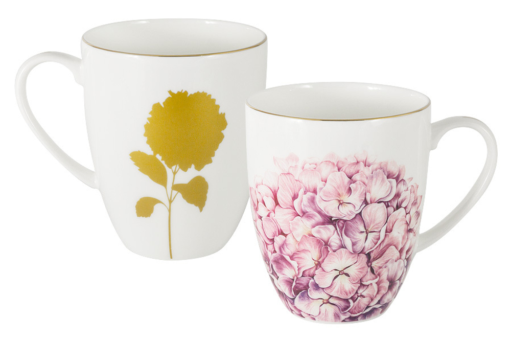 Кружка 0.4л Anna Lafarg Emily Гортензия