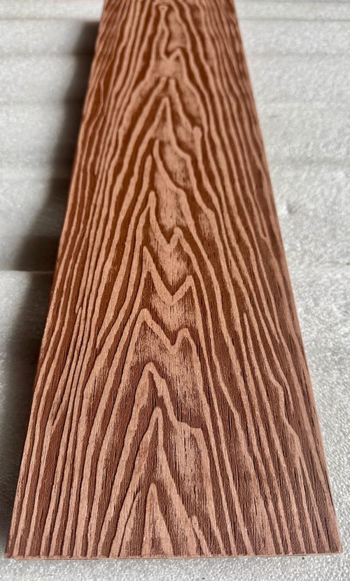 Террасная доска ДПК Best decking Light Тиснение/широкий вельвет цвет: Красное дерево