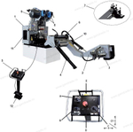 Мобильный шиномонтажный станок 13- 27 дюймов S562 Giuliano