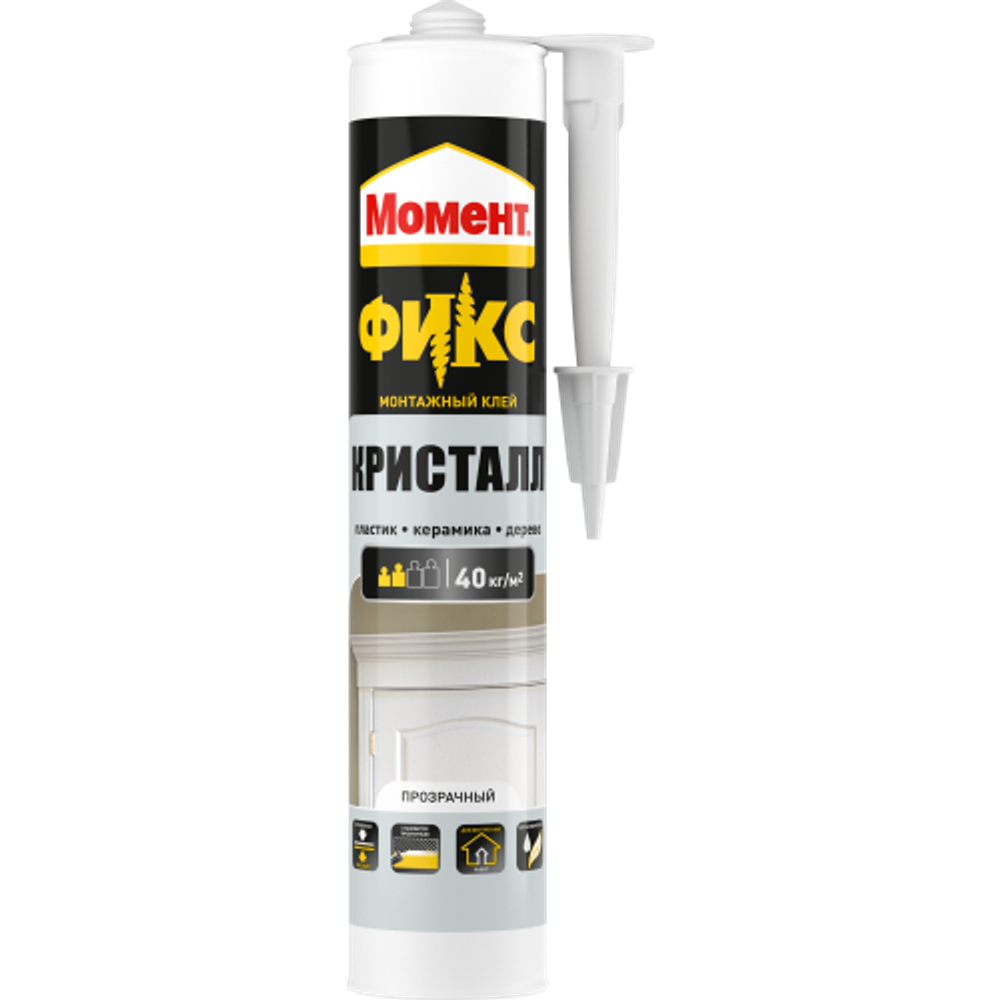 Жидкие гвозди Момент 2572945 FIX Кристалл 265 гр. | Момент