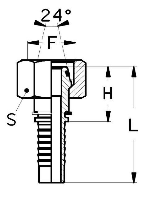 Фитинг DN 32 DKO-S (Г) 52x2 38