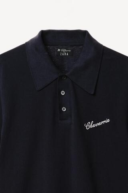 ZARA X WILLY CHAVARRIA ПОЛО, ТЕМНО-СИНИЙ