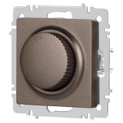 Светорегулятор Intro Accent 6-401-08 поворотный, 600Вт 230В, IP20, СУ, бронза