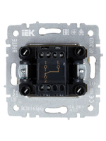 BRITE Выключатель 1-клавишный проходной 10А ВС10-1-6-БрКр бежевый IEK