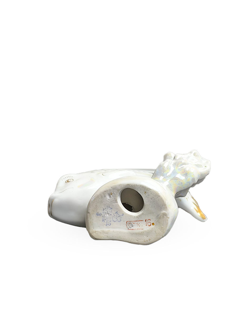 Фарфоровая статуэтка "Рыба - карп" Дулево