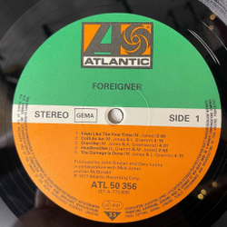 Винтажная виниловая пластинка LP Foreigner (Germany 1977) Cold As Ice
