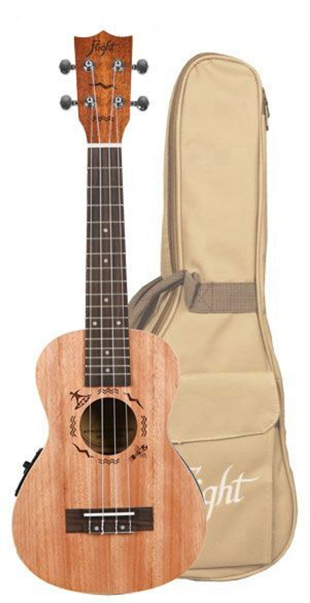Укулеле FLIGHT DUC 323 CEQ MAH/MAH