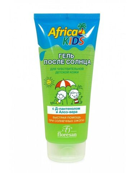 Floresan Гель после солнца для чувствительной кожи Africa Kids 200мл