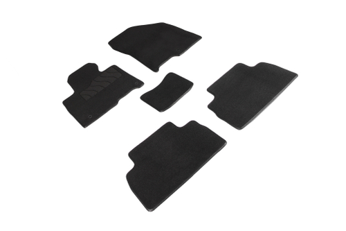 Ворсовые коврики LUX для Hyundai Santa FE IV (5 мест) 2018-2020, Seintex.94642