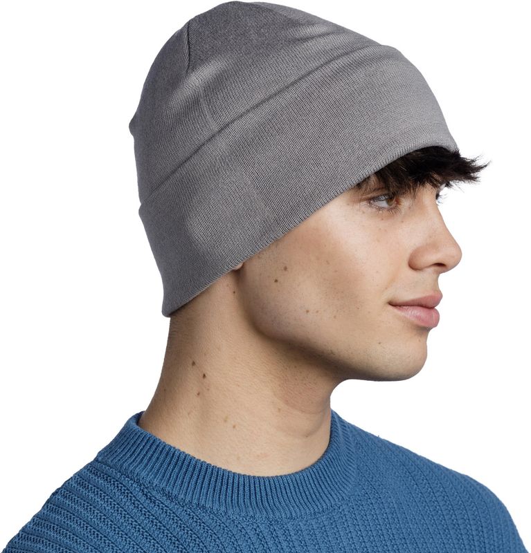 Вязаная шапка Buff Knitted Hat Niels Evo Grey Фото 4