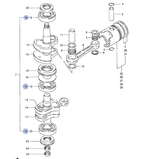 Подшипник коленвала Suzuki DT20-DT85