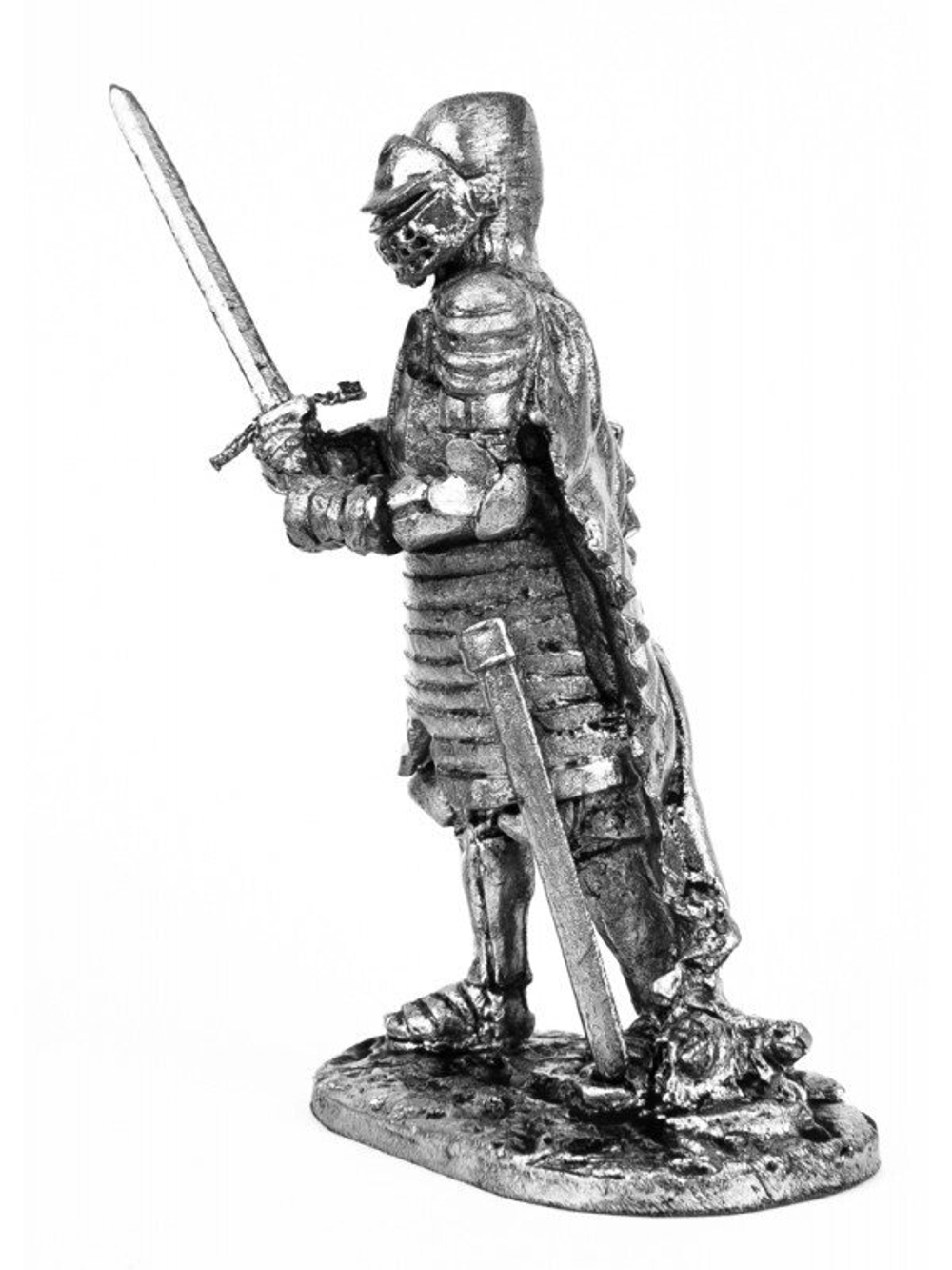 Оловянный солдатик Рыцарь с закрытым забралом, 1440 г