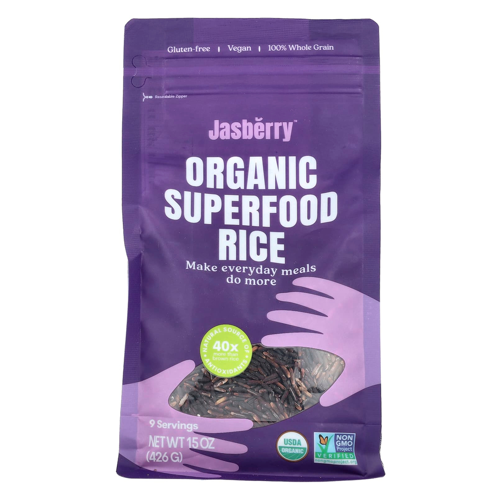 Jasberry, Органический рис из суперфудов, 426 г (15 унций)