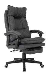 Кресло руководителя Бюрократ CH-820MSG-F темно-серый 38-417 крестов. пластик подст.для ног