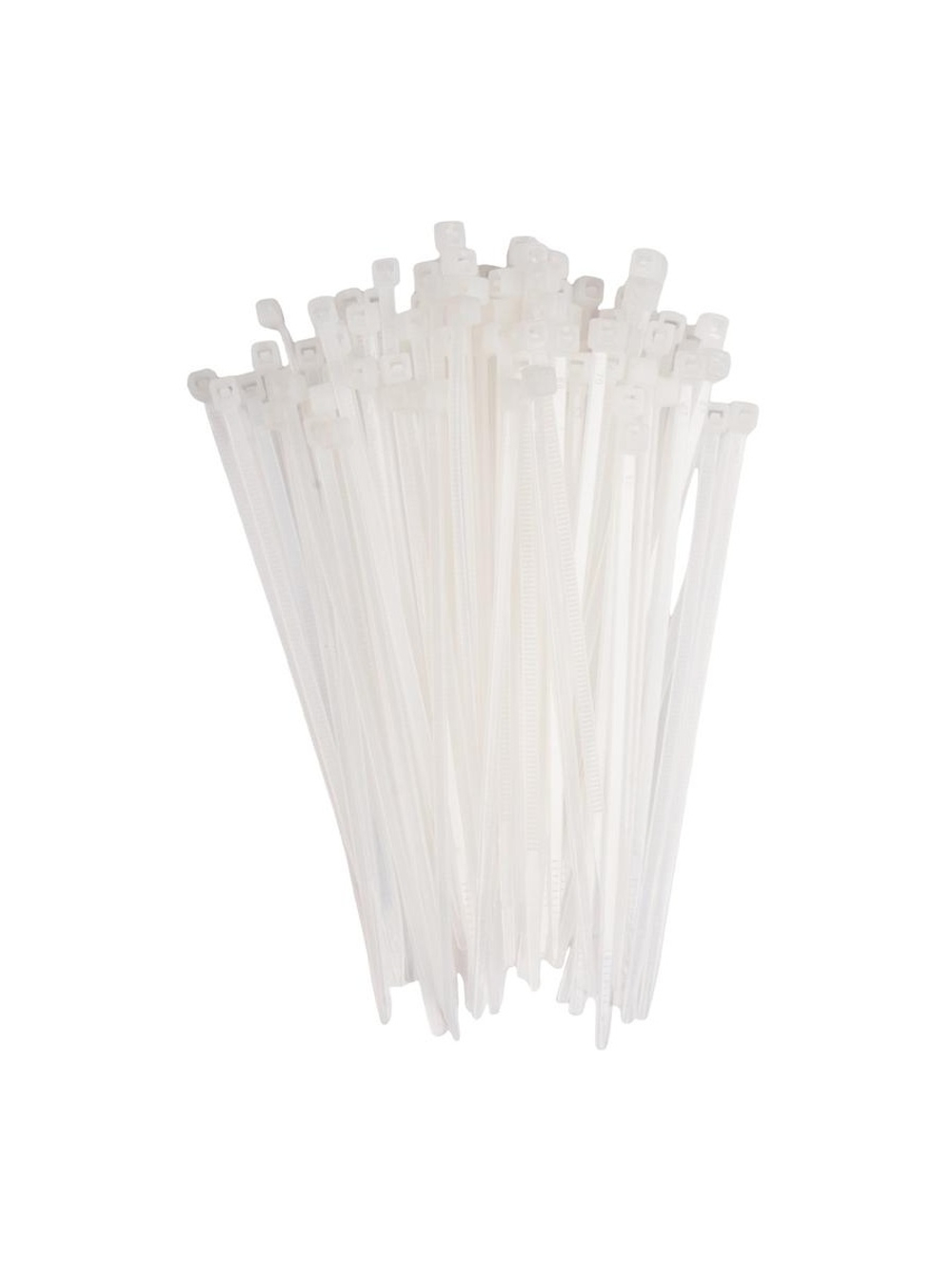 Хомут кабельный PCT 2.5х080-100WH 2.5х80 PA6.6 бел.(уп.100шт) JazzWay 5053670