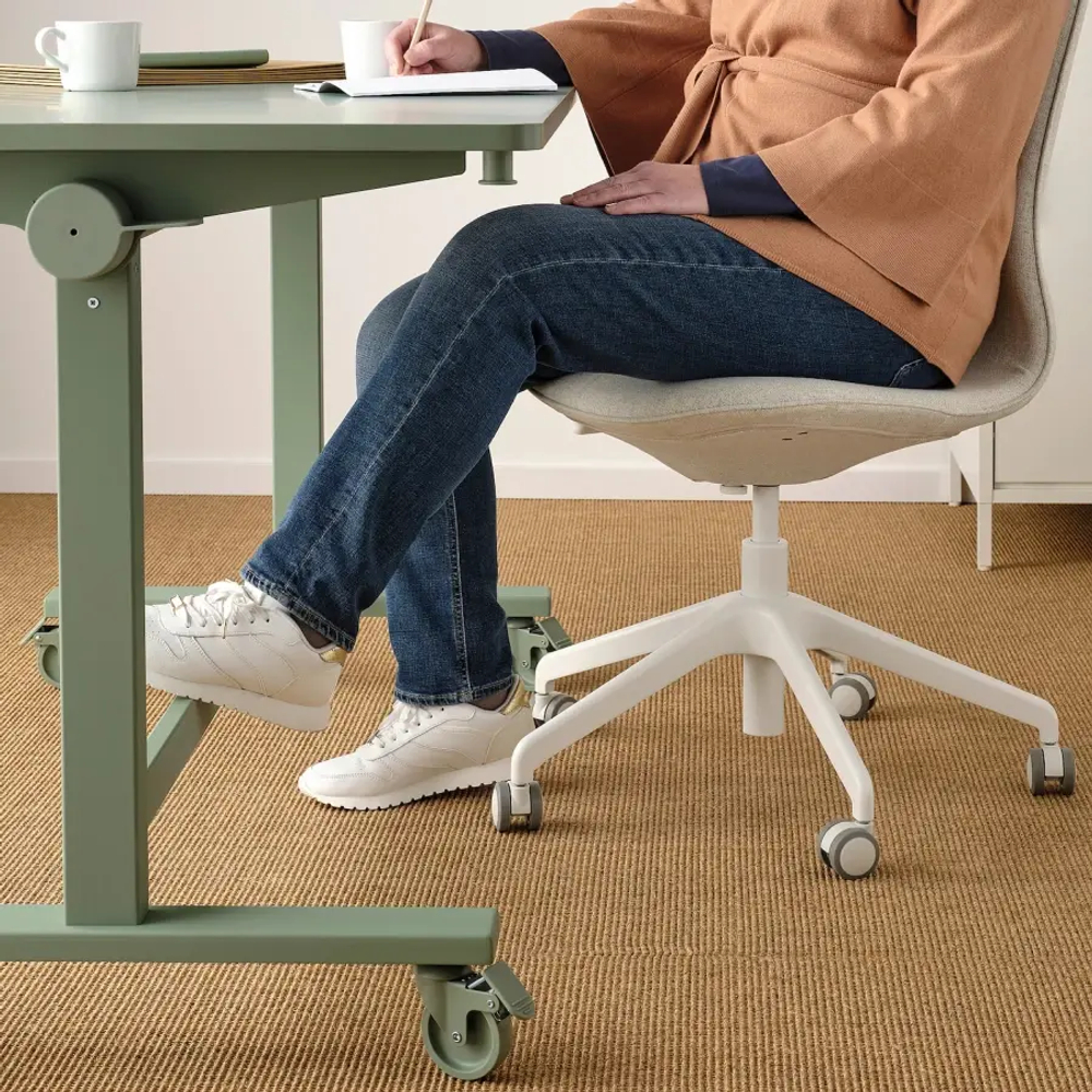 Стол складной на колесах - IKEA MITTZON/МИТТЗОН ИКЕА