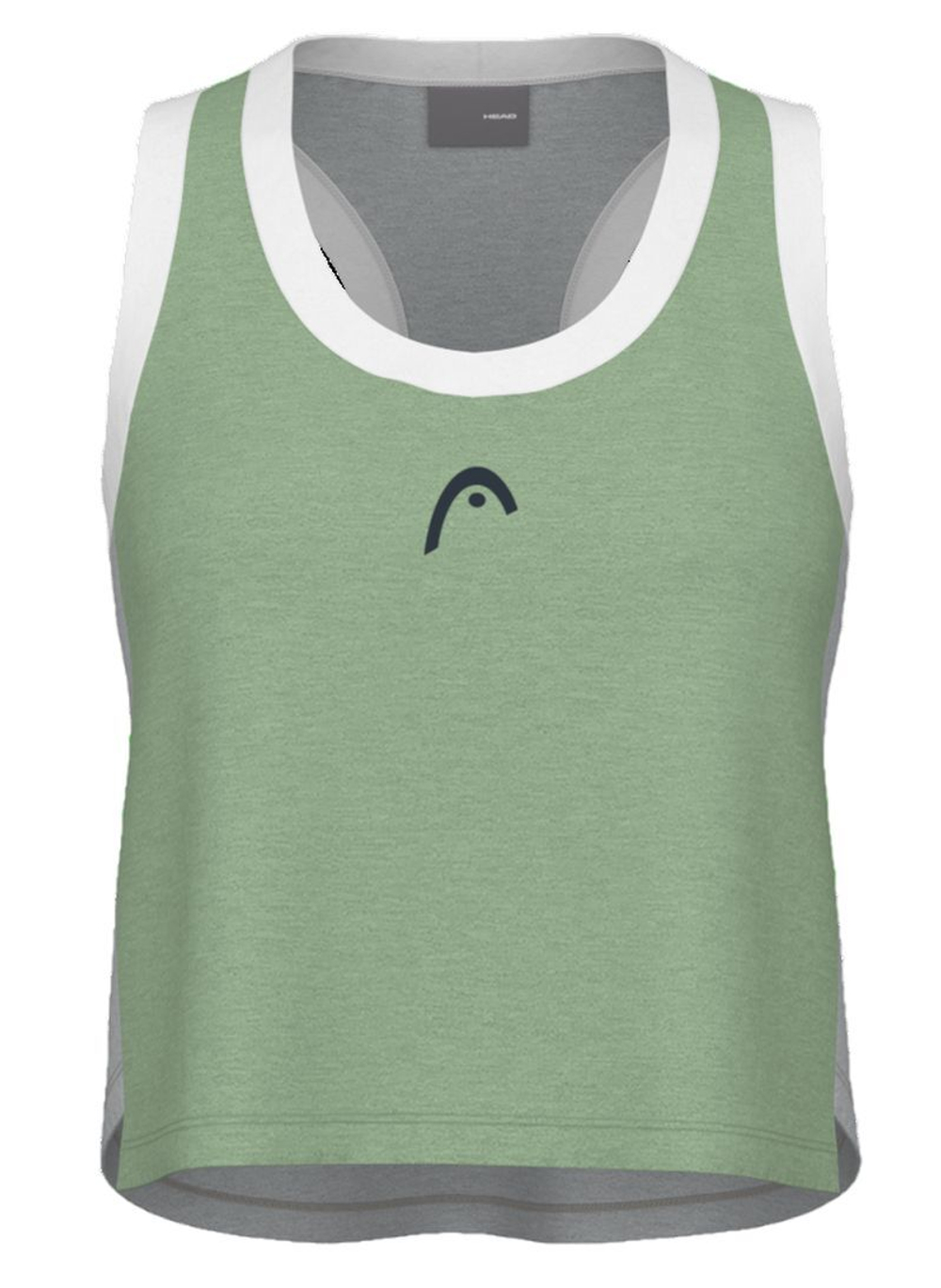 Топ теннисный Head Play Crop Top - Green