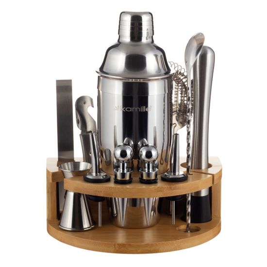 Набор бармена 11 предметов Kamille KM 7762 для приготовления коктейлей