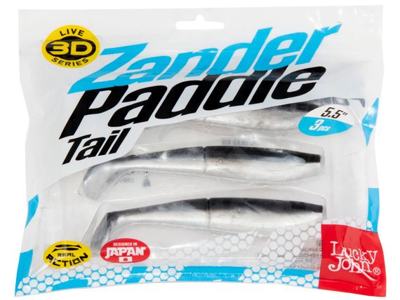 Виброхвосты LJ 3D Series Zander Paddle Tail 5.5in (14.00)/Z01 3шт.