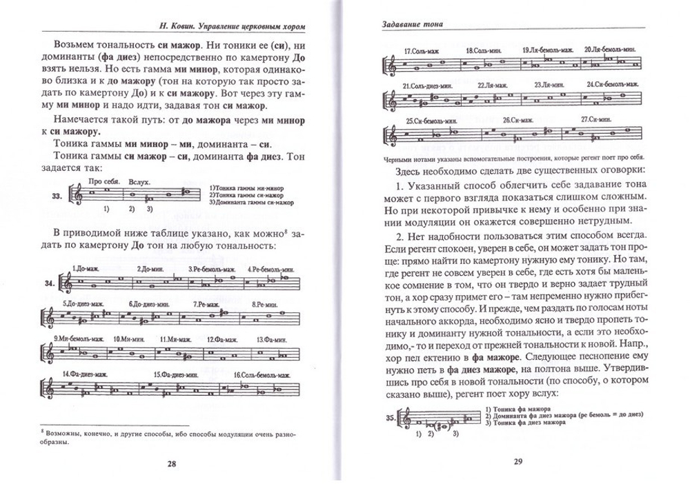 Управление церковным хором. Н. Ковин