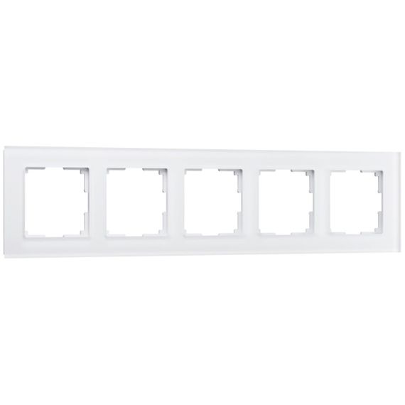 Рамка на 5 постов Werkel Favorit белый матовый W0051105 4690389160103