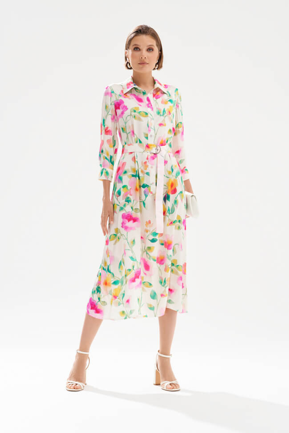 51778 Платье женское (цветочный принт)