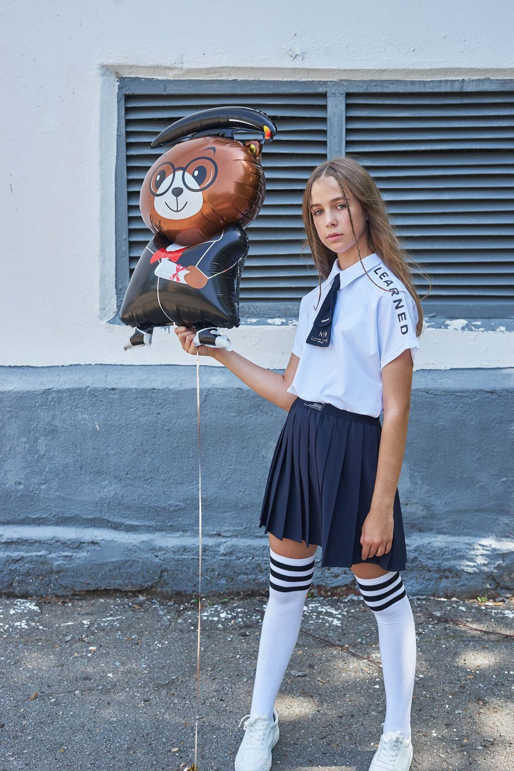 Шар-фигура, фольга, "Выпускник. Медведь" (Falali), 37"/94 см (БГ-35)  Изображение2