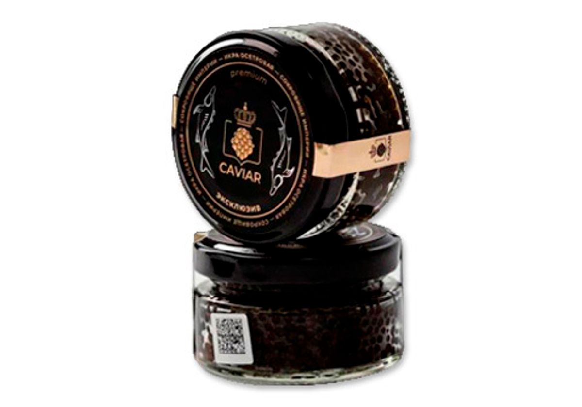 Икра черная Русского осетра "CAVIAR", 50г