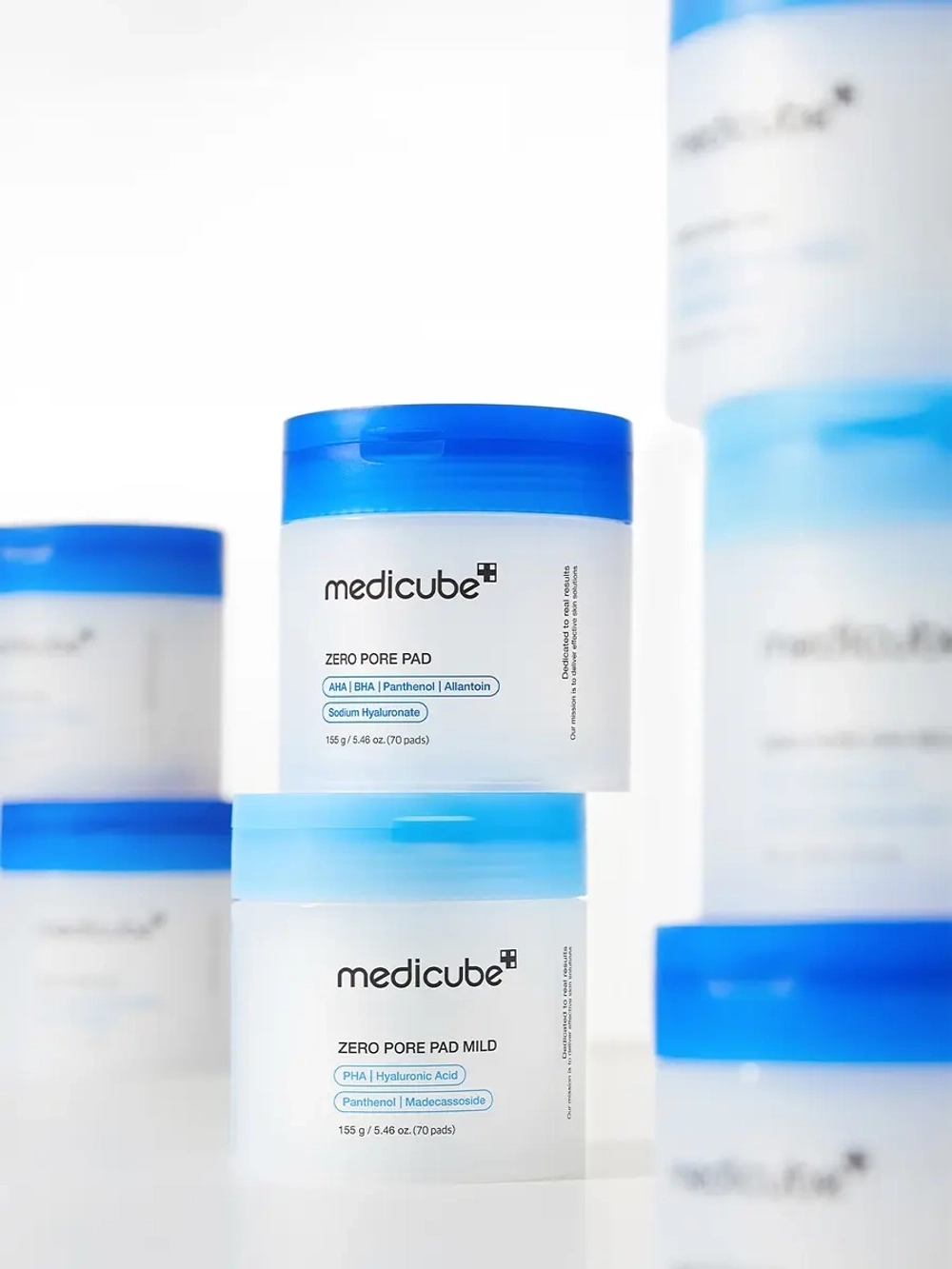 Medicube Отшелушивающие пэды с PHA-кислотой для чувствительной кожи Zero Pore Pad Mild 70 шт