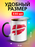 Кружка хамелеон с флагом "Чехия"