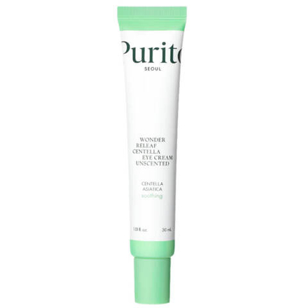 Восстанавливающий крем для век с пептидами и центеллой Purito Wonder Releaf Centella Eye Cream Unscented, 30мл