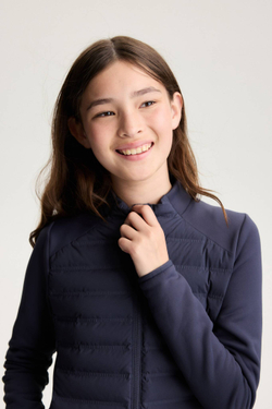 H&M Утепленная гибридная куртка ThermoMove, темно-синий