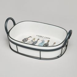 ФОРМА НА МЕТАЛ.ПОДСТАВКЕ LEFARD "FAMILY FARM" 30*19*9,5 CM