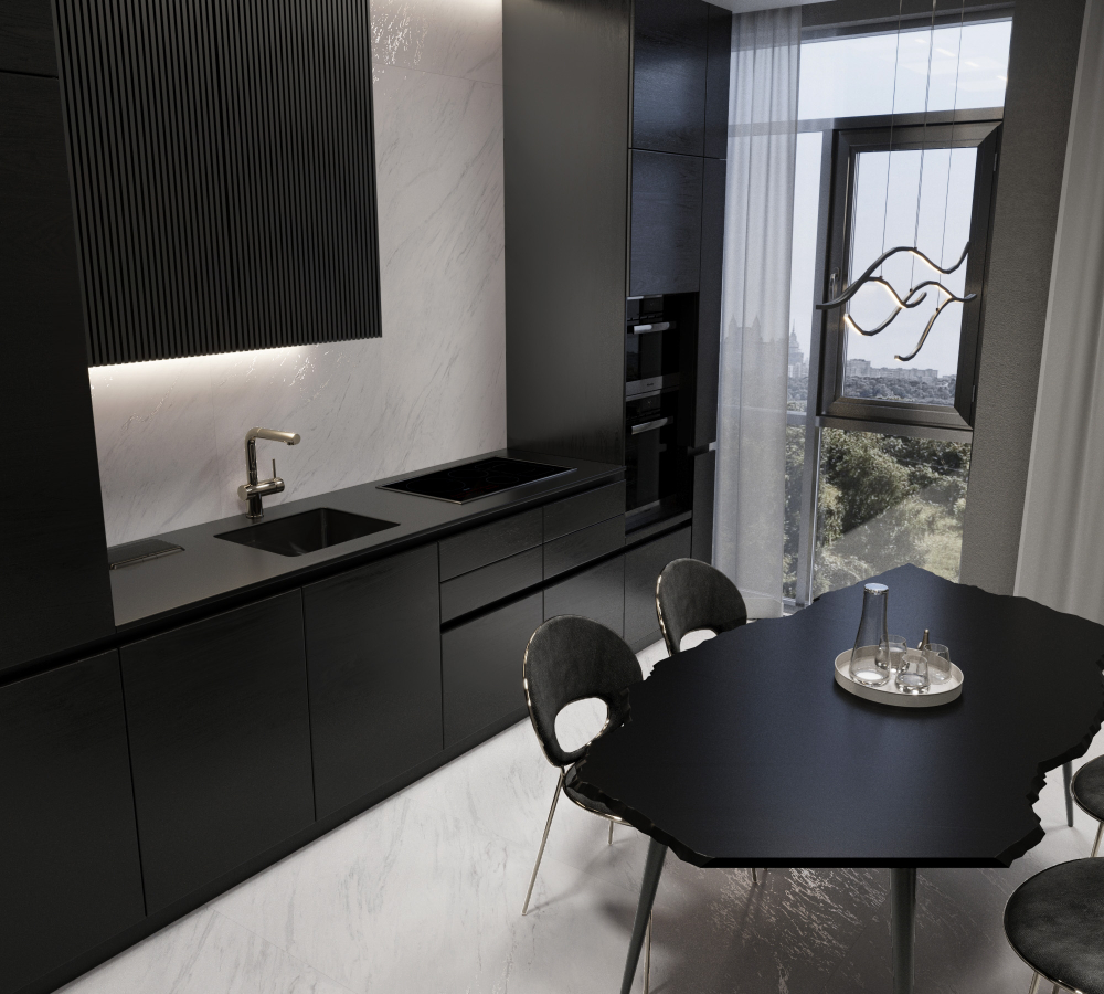 Керамогранит, Creanza, VENTO GREY, 1600x800 мм, матовая с глянцевым эффектом