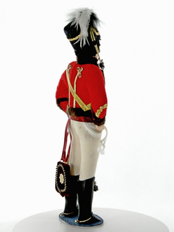 Кукла коллекционная гусар Денис Давыдов, 19 век, Россия