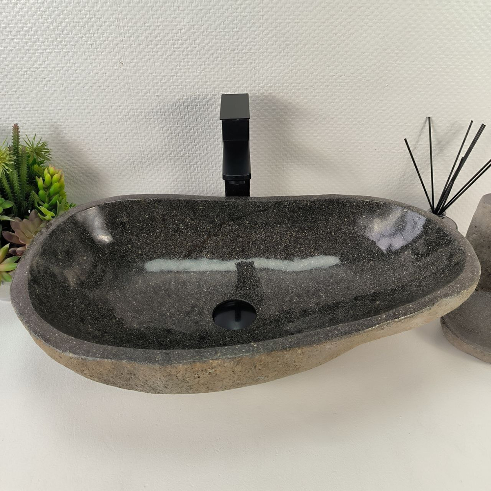 Раковина из речного камня RS-65136 61*36*15 0858