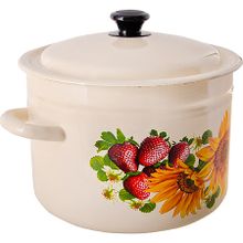 Кастрюля эмалированная Керченский металлургический завод 41804-202/6-у2сл, 8 л