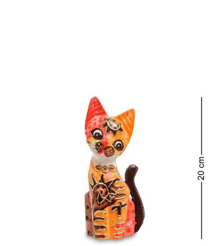99-282-01 Фигурка «Кошка» мал. 20 см (албезия, о.Бали)