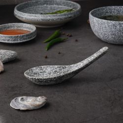 Ложка для мисосупа 20 мл 13*5*4,5 см Stone Untouched Taiga P.L. Proff Cuisine [1]