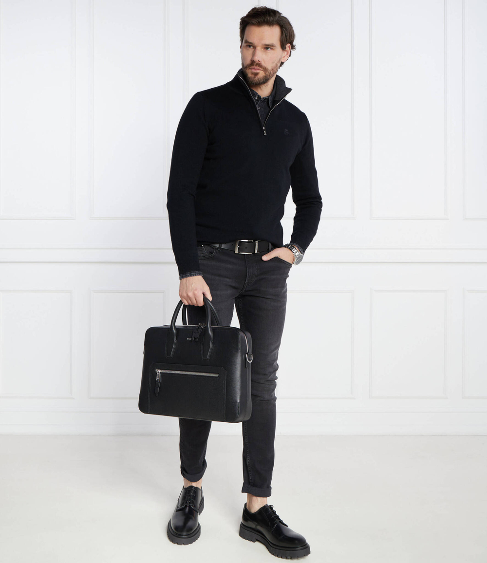 Хлопковый свитер Karl Lagerfeld - черный(655008 534399)