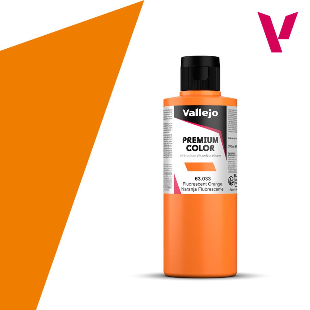 Premium color 200ml - Fluorescent Orange Premium color 200ml - Fluorescent Orange