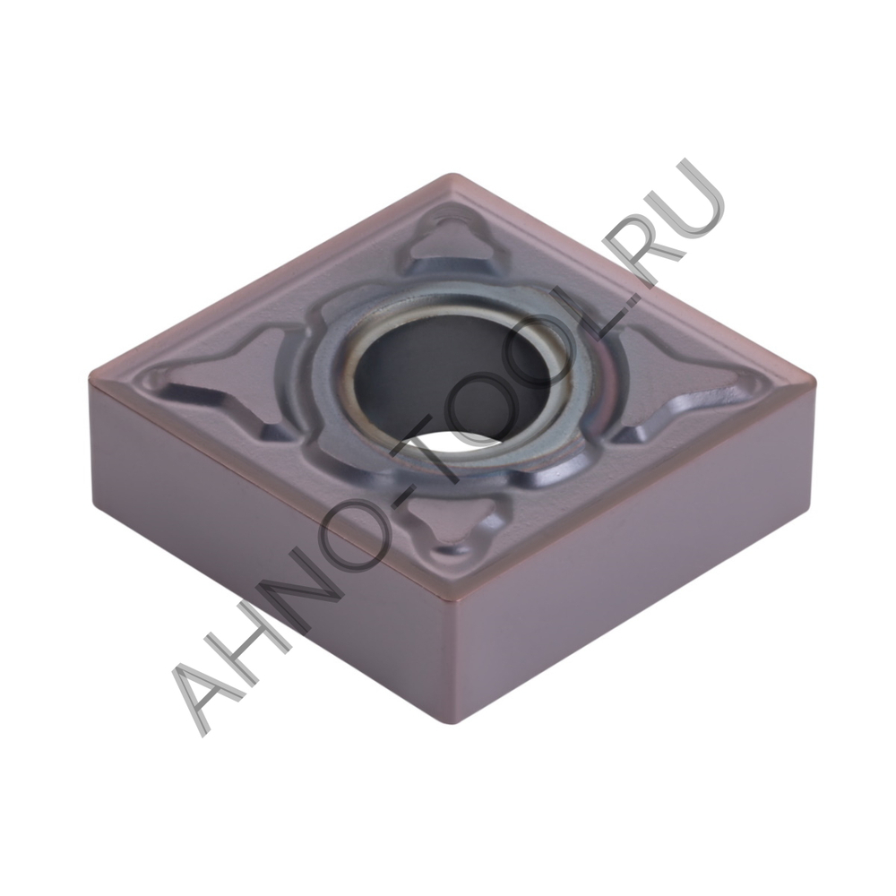 Пластина твердосплавная ISO CNMG120404-MMA APM20B AHNO по жаропроч. и нерж.стали, получистовая