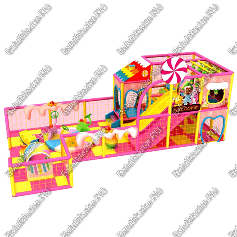 Детский игровой лабиринт «Забег сладкоежек»